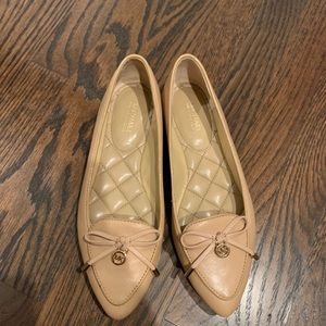 Michael Kors Tan Moccasin Leather Flats Size 5